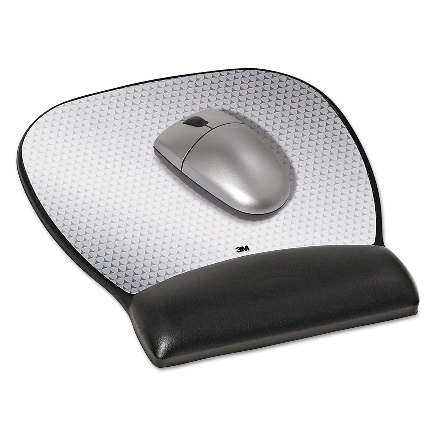 3M™ Antimicrobial Gel Mouse Pad with Comfortable Wrist Rest - 9.25