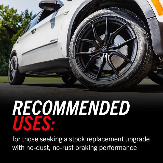 Power Stop CRK4023 Coated Brake Rotor & Ceramic Brake Pads Kit - Front & Rear for Chrysler 300, Dodge Challenger, Dodge Charger, Dodge Magnum | High Performance Braking System | Perfect for Daily Driving, Racing & Towing