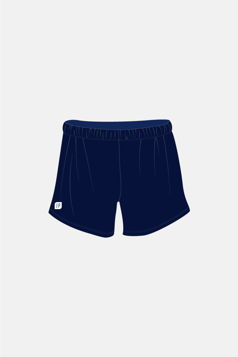 Navy Blue Matt MAG Shorts for Men - Comfortable Stretch Workout Running Gym Shorts - Perfect for Training, Jogging, and Casual Wear