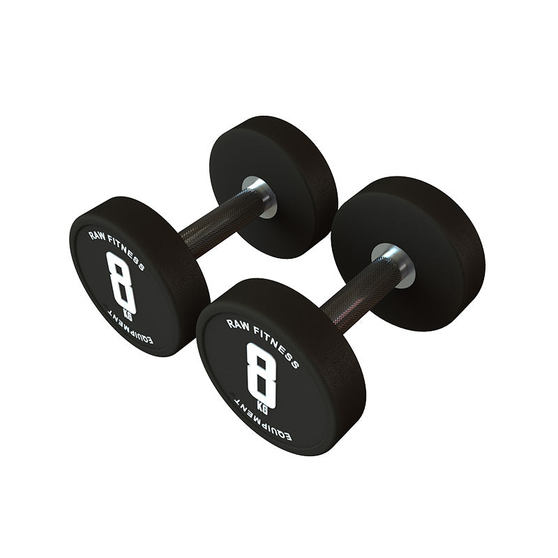8KG Dumbbell Set - Round CPU Design for Home Gym, Strength Training & Workout - Perfect for Weightlifting, Fitness & Muscle Building