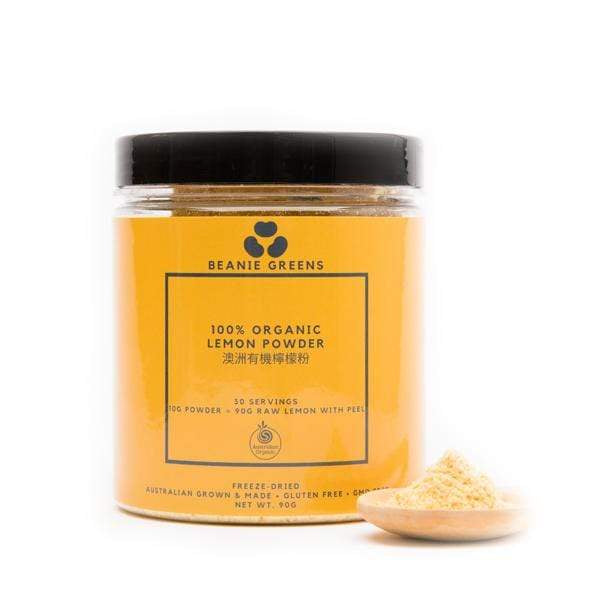 Organic Lemon Powder (90g) - 100% Natural, No Additives - Perfect for Smoothies, Baking & Detox Drinks