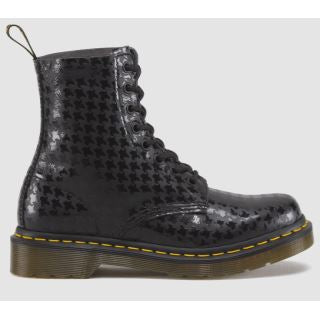 Pina Black+ Black Hi Shine Houndstooth Print Soft Knee High Boots for Women - Stylish Winter Fashion & Party Wear
