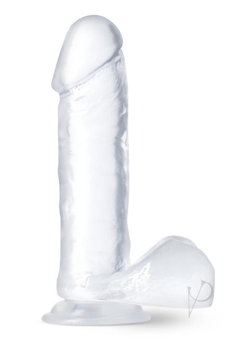 B Yours Diamond Glimmer Dildo 8 Inch - Clear Glass Dildo for Women & Couples | Perfect for Sensual Play, G-Spot Stimulation & Adult Toy Collection