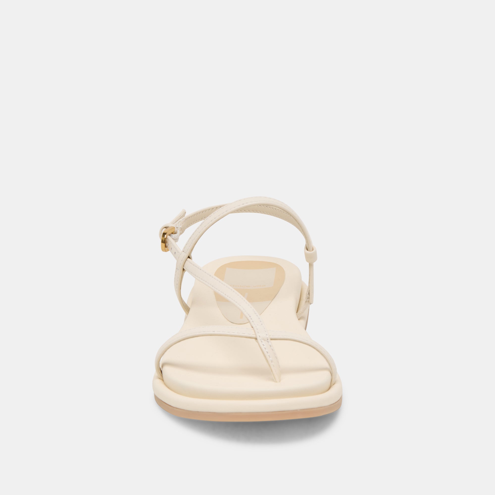 Dallen Women's Off White Leather Sandals - Comfortable Casual Summer Shoes for Beach, Walking, and Outdoor Activities