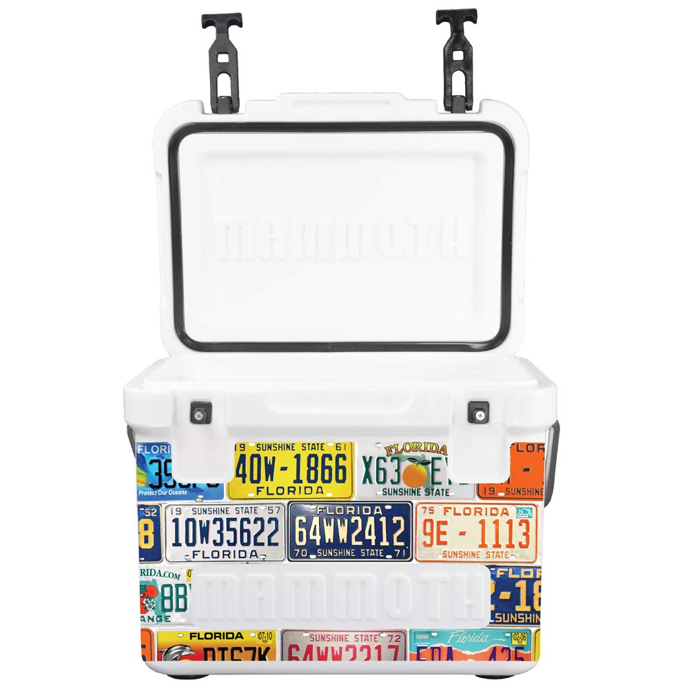 Mammoth Cruiser 20 Cooler - 17 Quart Insulated Hard Ice Chest with Florida Wrap Design | Holds 19 Cans | Perfect for Beach, Camping, Picnics & Outdoor Adventures | Great State-Themed Gift Idea