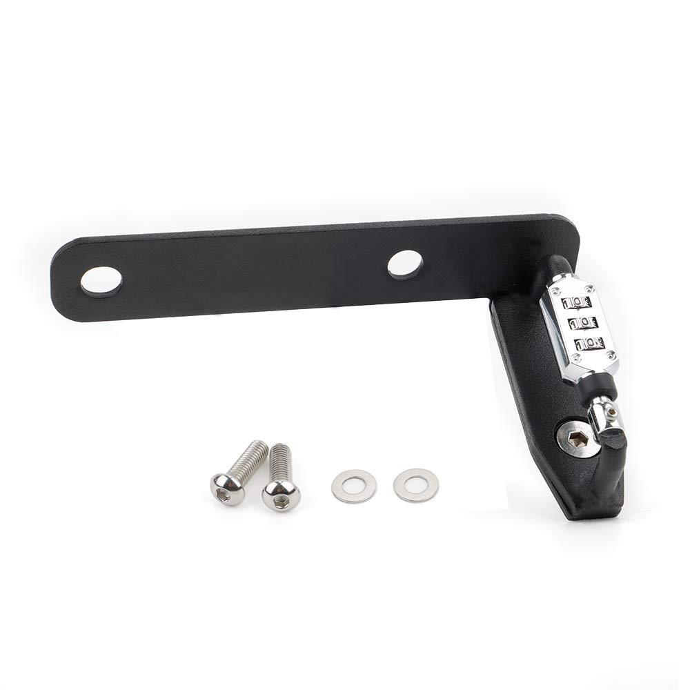 GUAIMI Motorcycle Helmet Lock - 4-Digit Combination Anti-Theft PIN Security Lock for Kawasaki Ninja 250/400 (2018-2020) - Perfect for Parking, Commuting & Road Trips