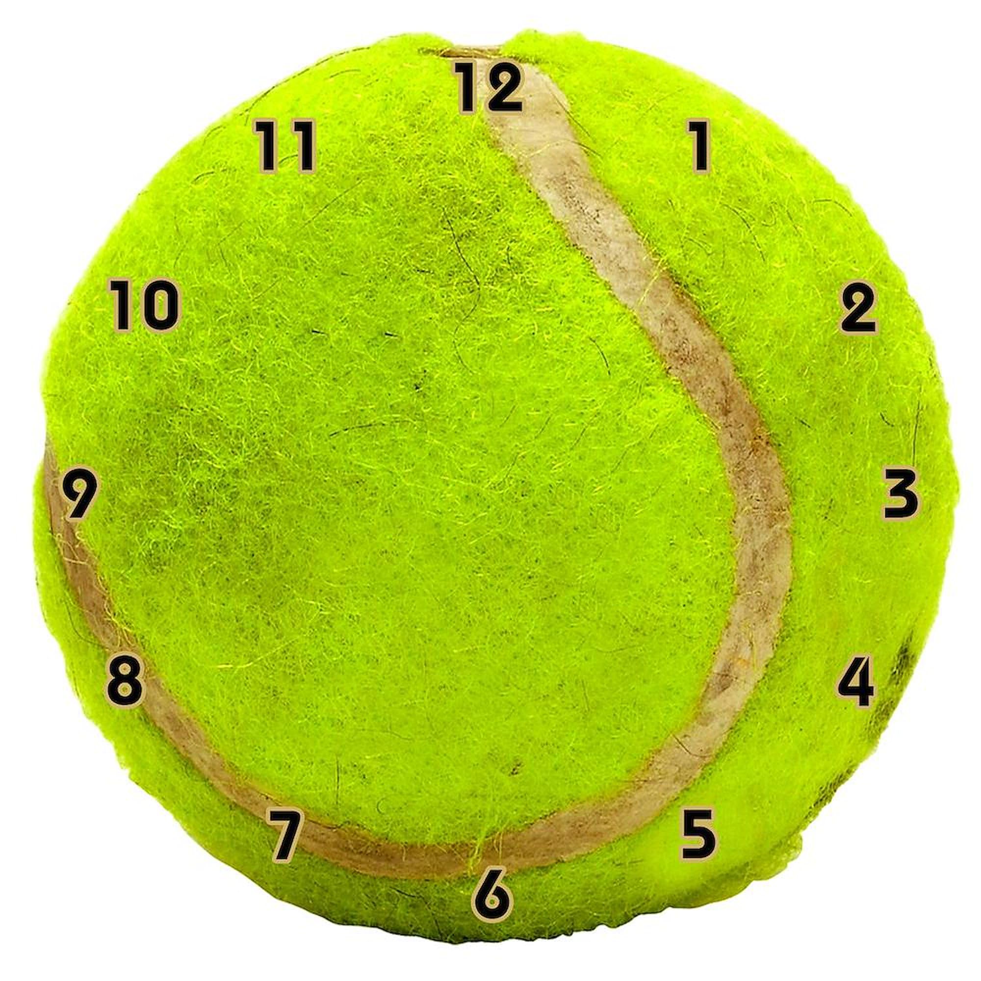 Tennis 10 Inch Wall Clock - Decorative Sports Theme Clock for Living Room, Kitchen, Office & Game Room | Perfect Gift for Tennis Lovers & Home Décor
