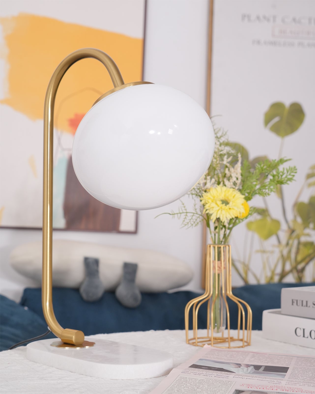 Cozy Marshmallow Table Lamp - Soft Glow Bedside Light for Kids & Nursery - Perfect for Bedrooms, Dorms, and Relaxing Nighttime Ambience