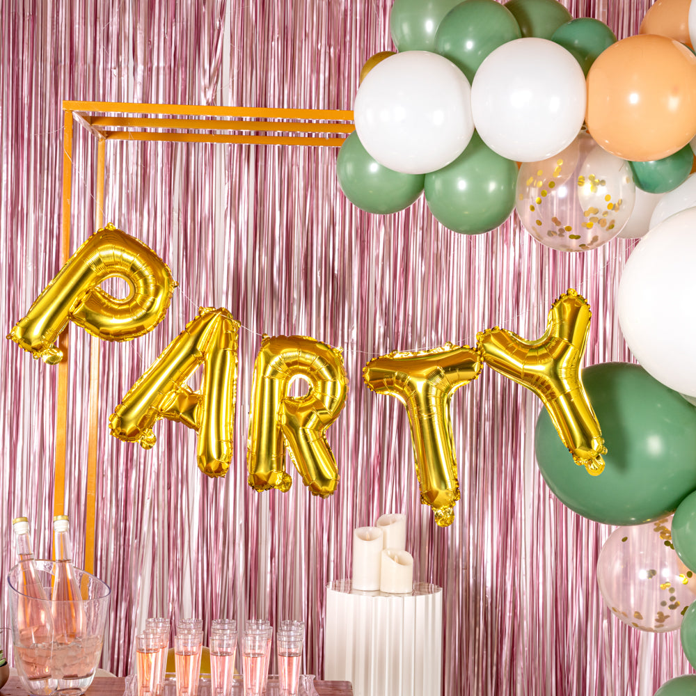 Gold Mylar Letter T Balloon - 16 Inch Large Foil Balloon for Birthday Party Decorations, Baby Showers, Graduation Celebrations & Special Events (1 Count)
