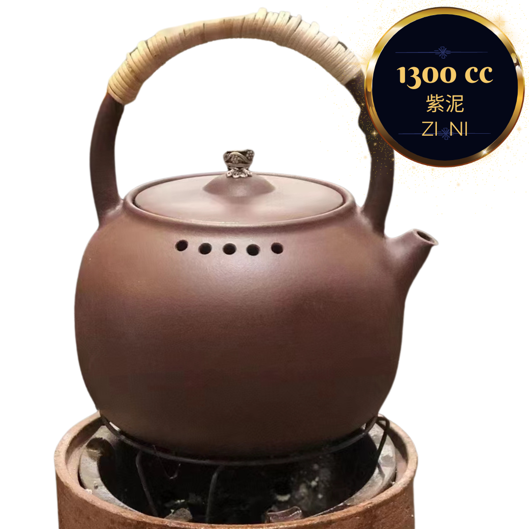 Premium Zisha Clay Teapot for Boiling Water - Authentic Yixing Purple Sand Kettle with 