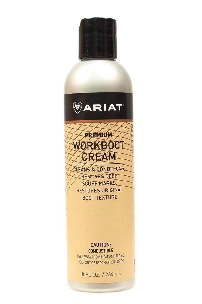 ARIAT Work Boot Cream - Leather Conditioner & Protector for Men's Work Boots - Restores & Waterproofs - Ideal for Construction, Farming & Outdoor Work
