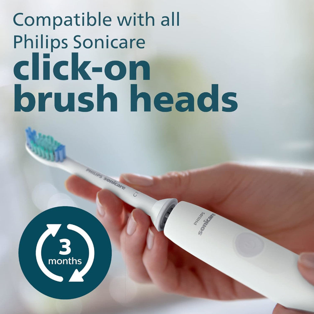 PHILIPS HX3641/02 1100 Series Sonic Electric Toothbrush - Rechargeable, 31,000 VPM for Deep Cleaning, Whitening Teeth & Gum Care - Perfect for Travel & Daily Oral Hygiene Routine
