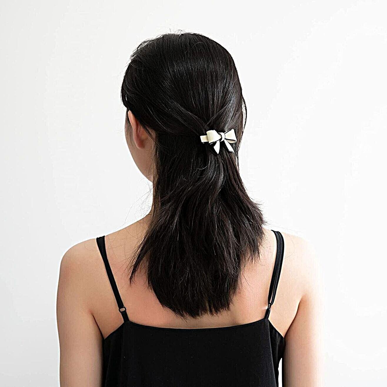KIDWILL Butterfly Hair Clips for Women & Girls - Comfortable Bow Shaped Small Claw Clips for Long Thick Hair - Perfect for School, Work, Parties & Everyday Styling