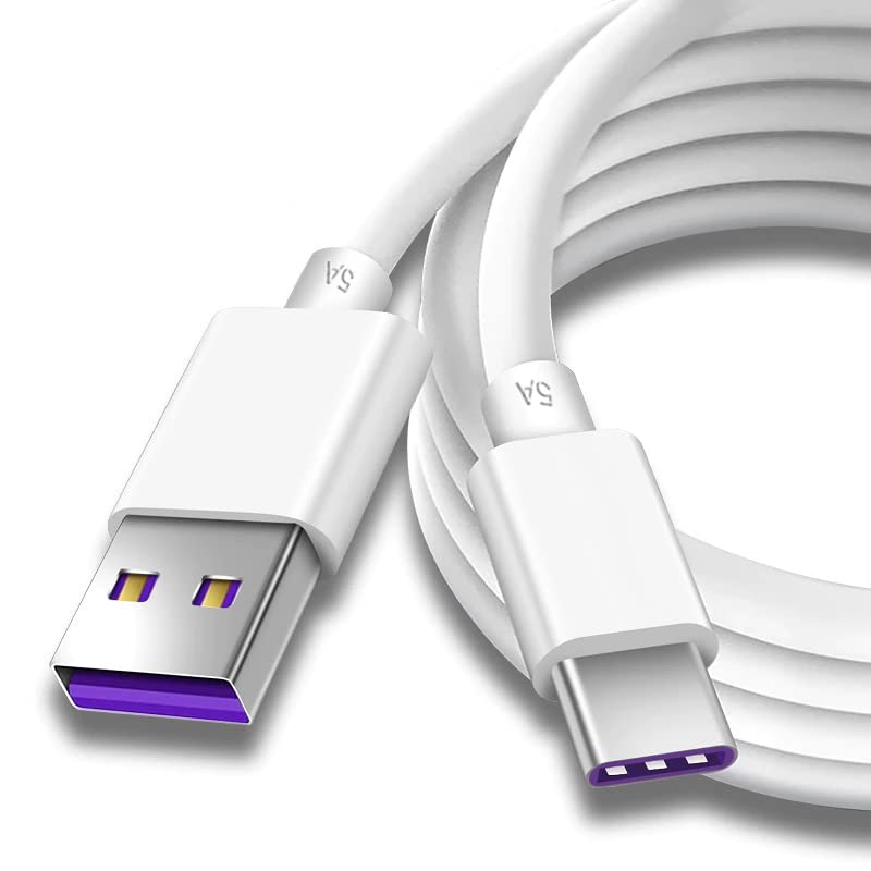 Premium Moto USB C Fast Charging Cable 5A 1M/3.3ft - High Speed Charger Cord for Moto E13 E14 - Compatible with Smartphones, Tablets, Power Banks (Home, Office, Travel)
