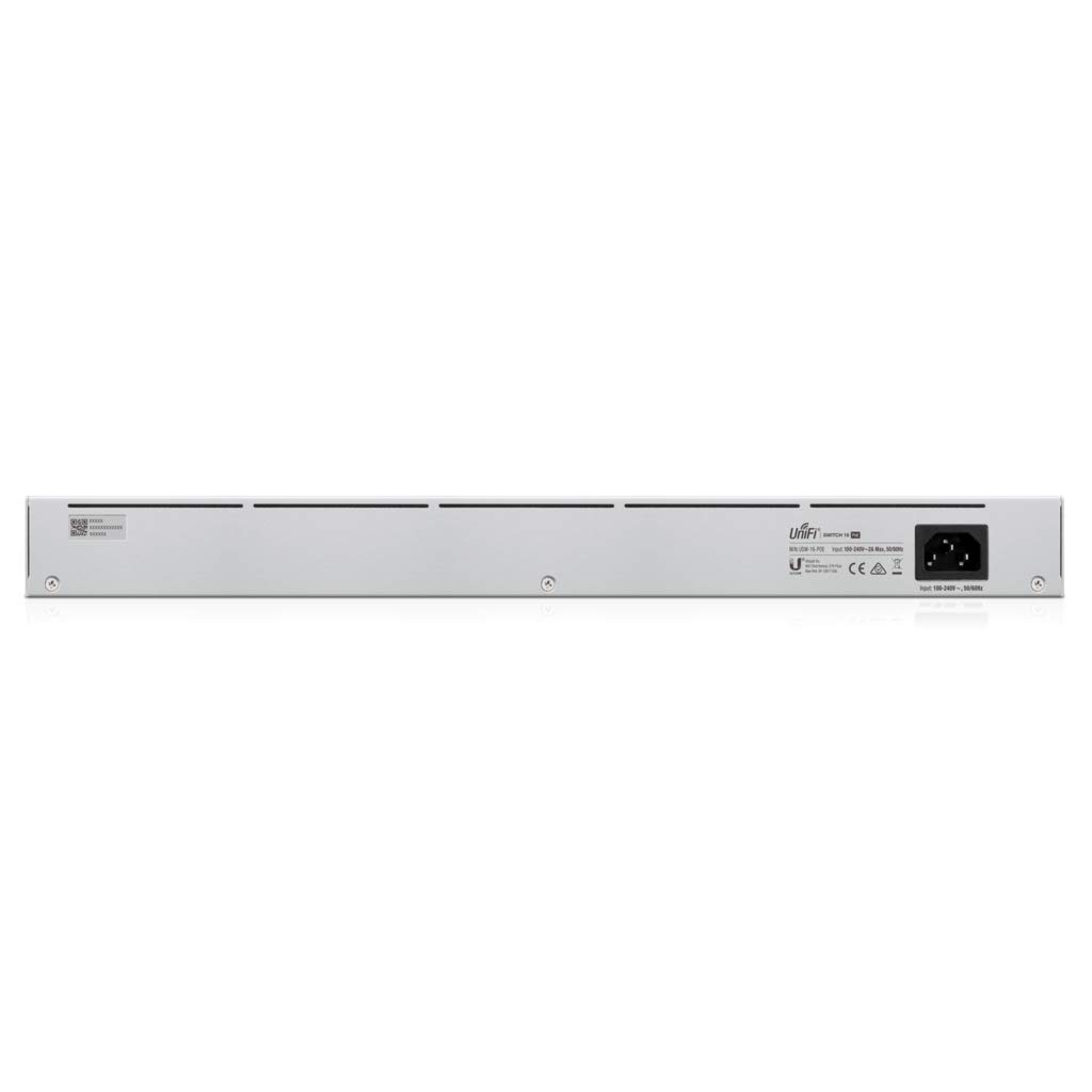 Ubiquiti UniFi 16-Port Gigabit PoE Switch with 150W Power - Network Switch for Home & Office, Perfect for IP Cameras, VoIP Phones & WiFi Access Points