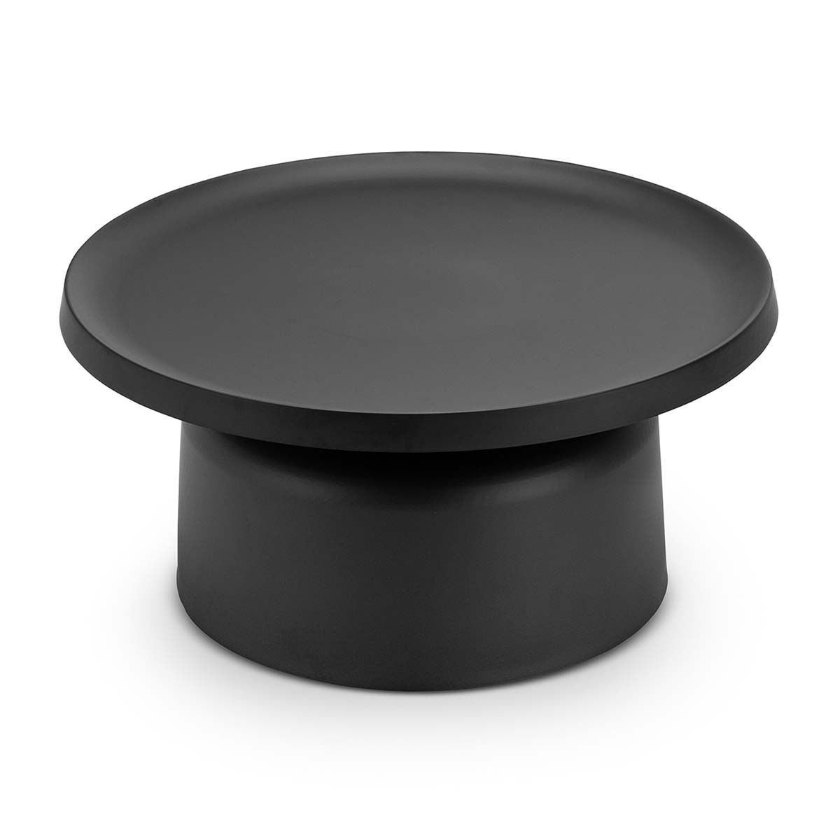 Modern Javi Pedestal Tray Coffee Table - Stylish Living Room Centerpiece for Home Decor, Perfect for Holding Books, Plants & Drinks