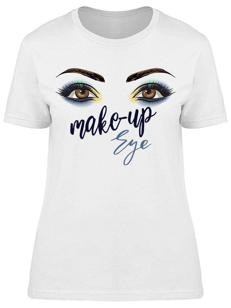 Smartprints Women's Makeup & Beauty Graphic Tee - Trendy Casual T-Shirt for Everyday Wear, Girls Night Out & Makeup Lovers