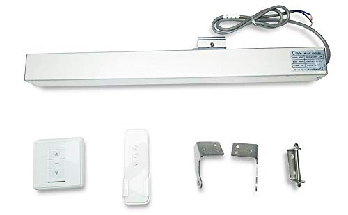 Olideauto SD500 24V DC Electric Window Opener with Switch - 19.7 Inch Travel Distance for Greenhouses, Sheds & Home Ventilation