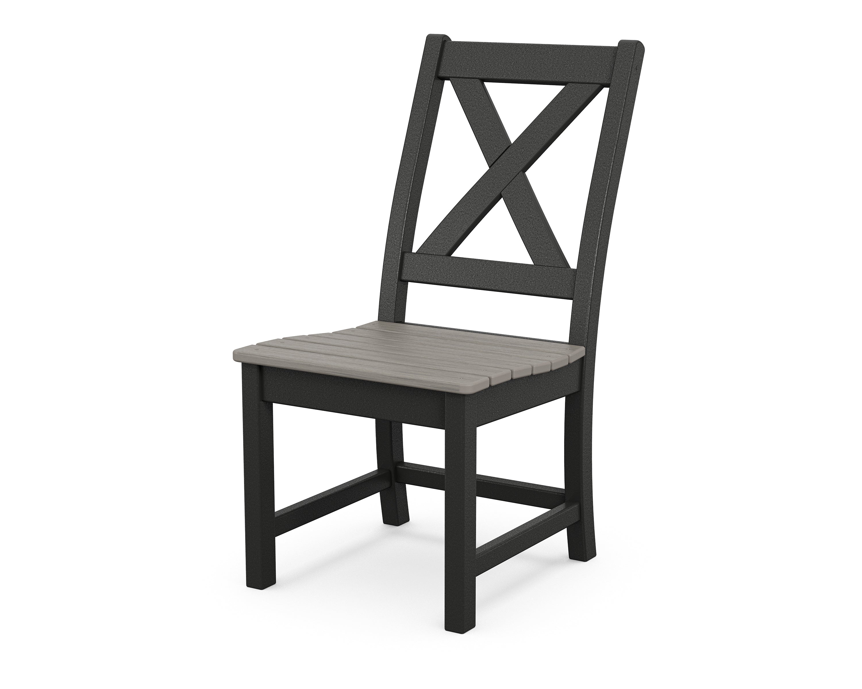 POLYWOOD Braxton Outdoor Dining Chair - Weather-Resistant, Durable & Comfortable - Perfect for Patio, Deck, Poolside & Garden Use