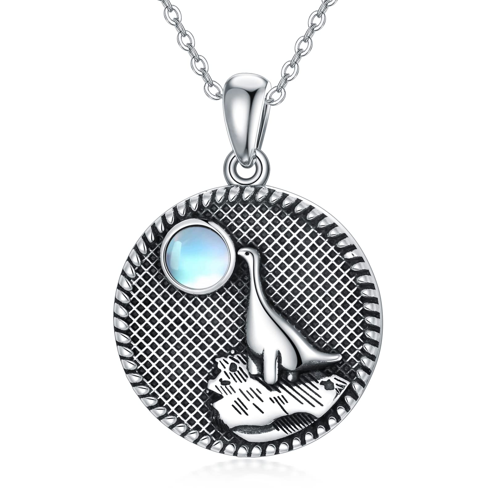 925 Sterling Silver Animal Pendant Necklace - Owl, Highland Cow, Squirrel, Fox, Otter, Bunny & Dog Charms | Unique Jewelry Gift for Women & Men | Perfect for Birthday, Christmas & Everyday Wear