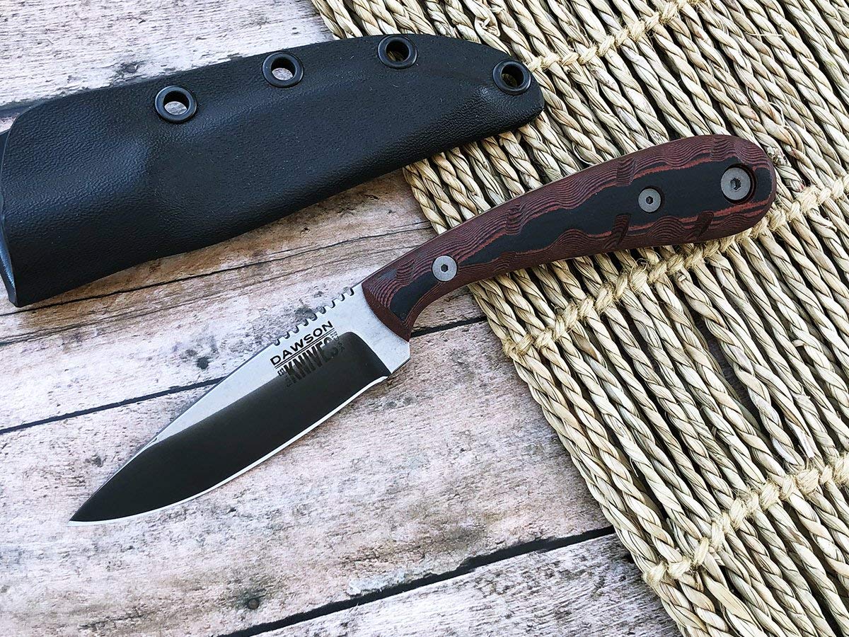 Serengeti EDC Hunting Fixed Blade Pocket Knife - 100% Handcrafted in USA | Premium Outdoor Survival Knife for Camping, Hiking & Bushcraft