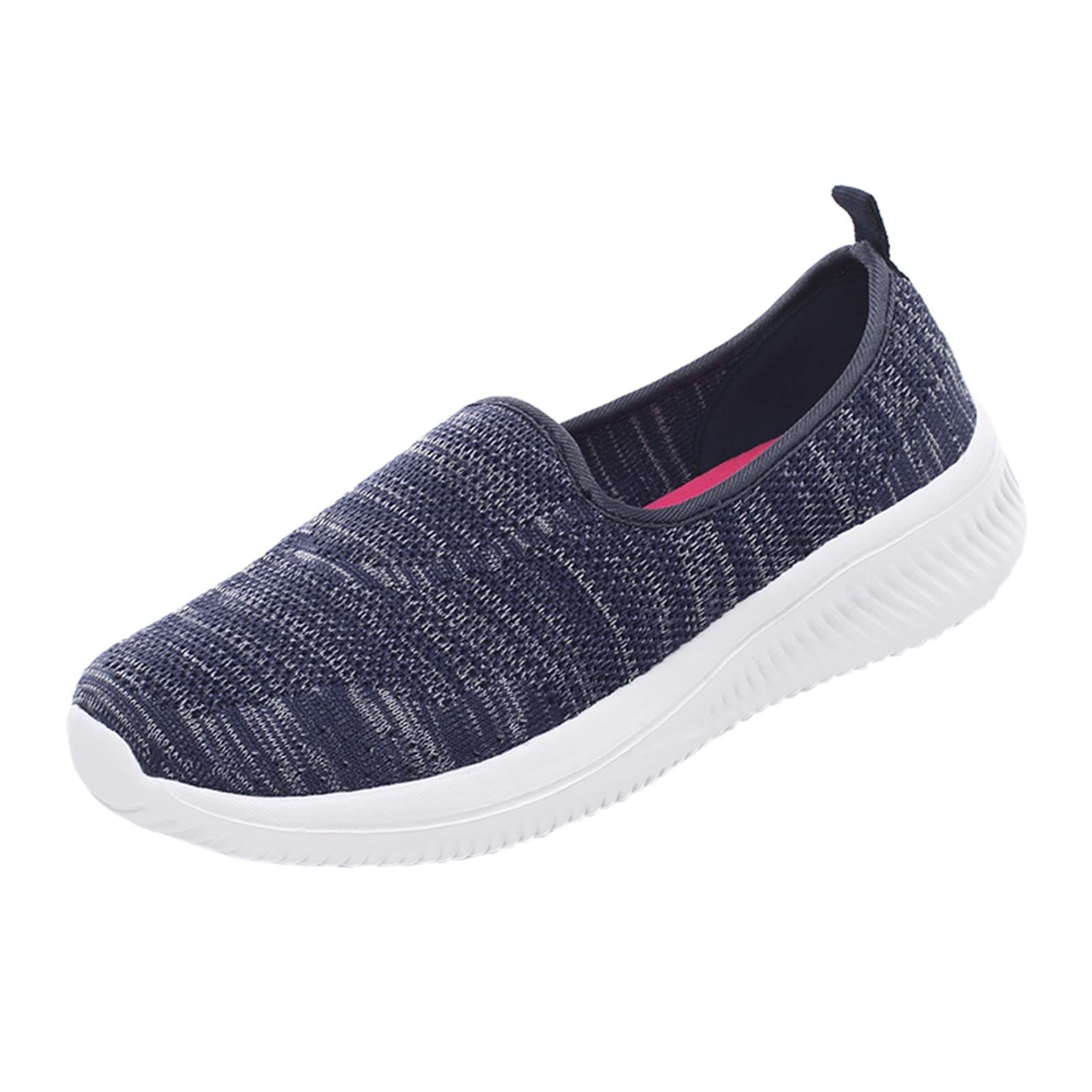 Breathable Women's Lace-Up Casual Shoes - Lightweight Unisex Sneakers for Work & Everyday Wear | Comfortable Flats for Walking, Office & Outdoor Activities