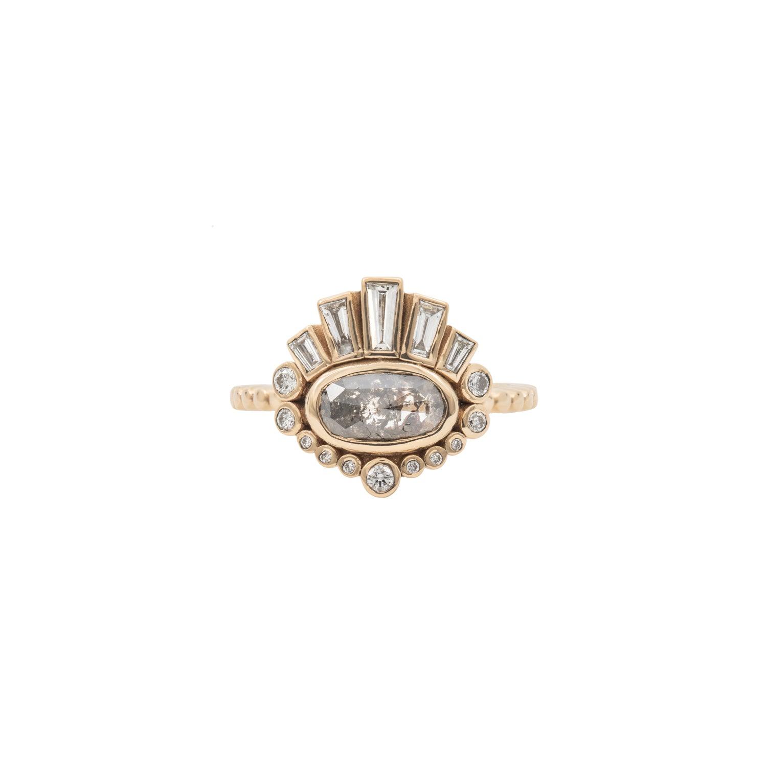 14K Diamond Ring for Women - Elegant Solitaire Engagement & Wedding Band - Perfect for Proposals, Anniversaries & Special Occasions