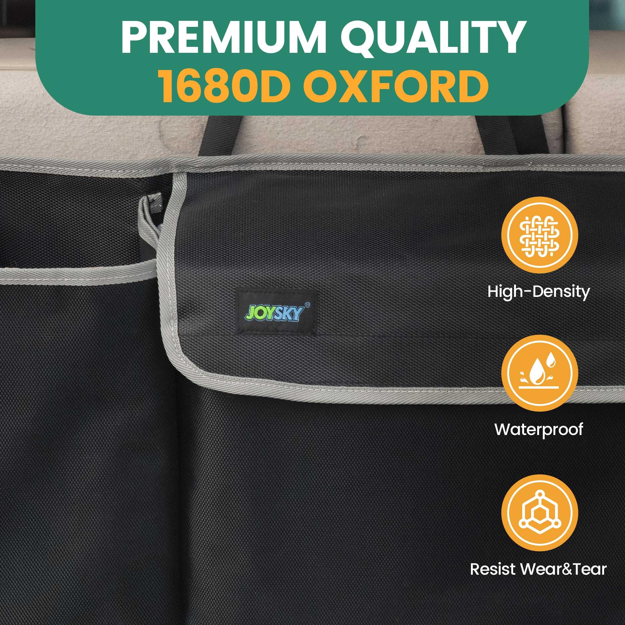 JOYSKY Car Trunk Organizer & Backseat Hanging Storage - Large Capacity SUV Organizer, Space-Saving Vehicle Accessories for Road Trips, Family Travel & Daily Commute