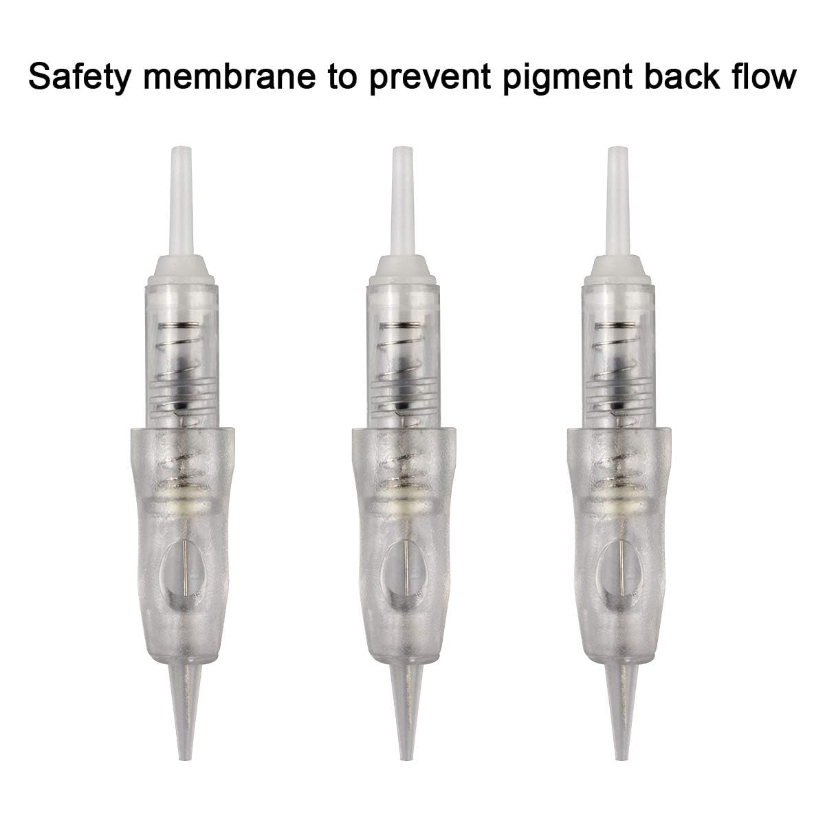 Vinban Disposable Tattoo Needles Cartridge - 1P/3P Permanent Makeup Needles for Machine Pen (Mix Sizes) - Perfect for Eyebrow Microblading, Lip Blushing & Eyeliner Tattooing