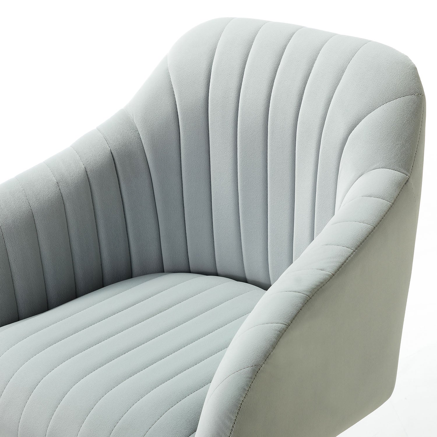Luxury Velvet Office Chair - Ergonomic Desk Chair with Adjustable Height for Home & Workspace - Perfect for Remote Work, Gaming & Study