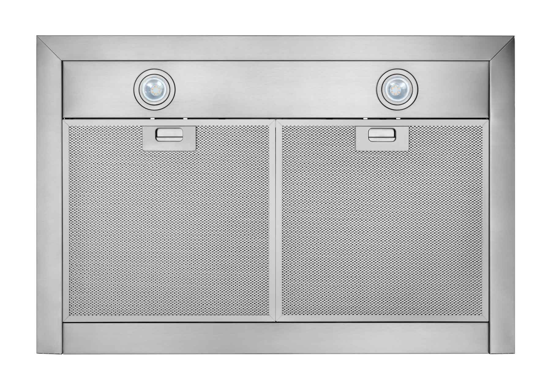 Broan 30-Inch Stainless Steel Range Hood with Black Glass Panel - 450 CFM Powerful Ventilation for Kitchen, BWT1304SSB - Perfect for Modern Home Cooking & Smoke Removal
