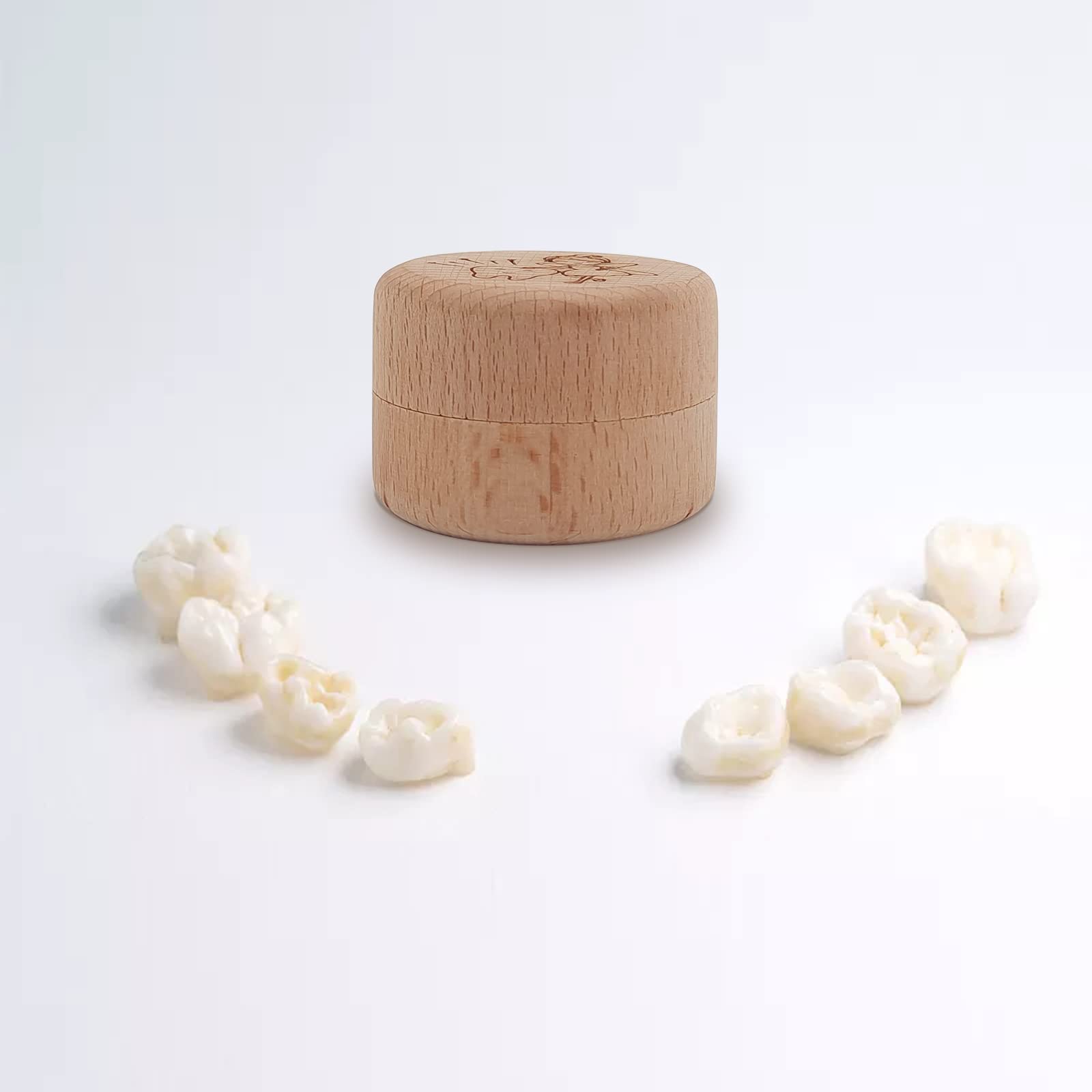 Wooden Tooth Fairy Box for Kids - Baby Teeth Holder & Keepsake Organizer for Boys and Girls - Perfect for Lost Teeth Storage, Baby Showers, and Birthday Gifts - Great for Bedtime Tooth Fairy Visits and Childhood Memories
