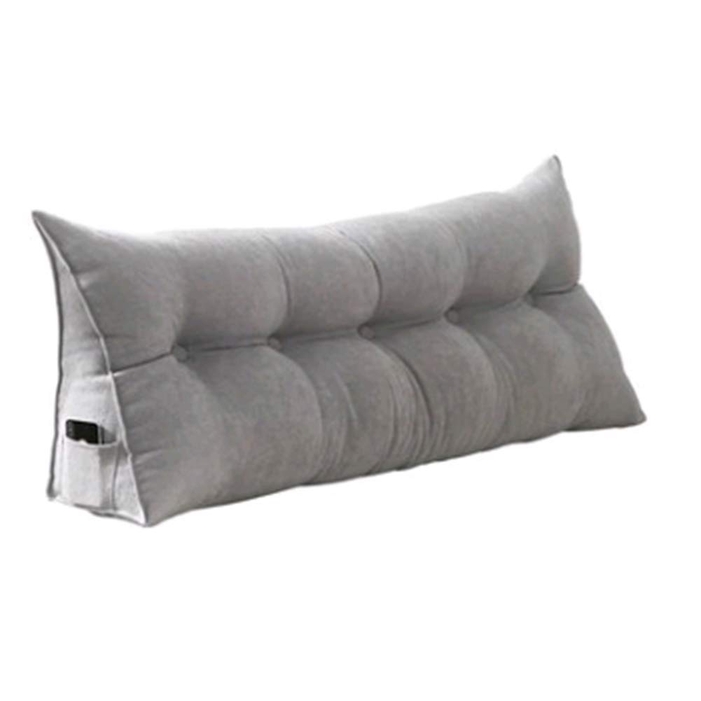 Ergonomic Triangle Reading Pillow with Lumbar Support - Detachable Backrest for Bed, Sofa & Tatami - Comfortable Cushion for Reading, Relaxing & Waist Protection