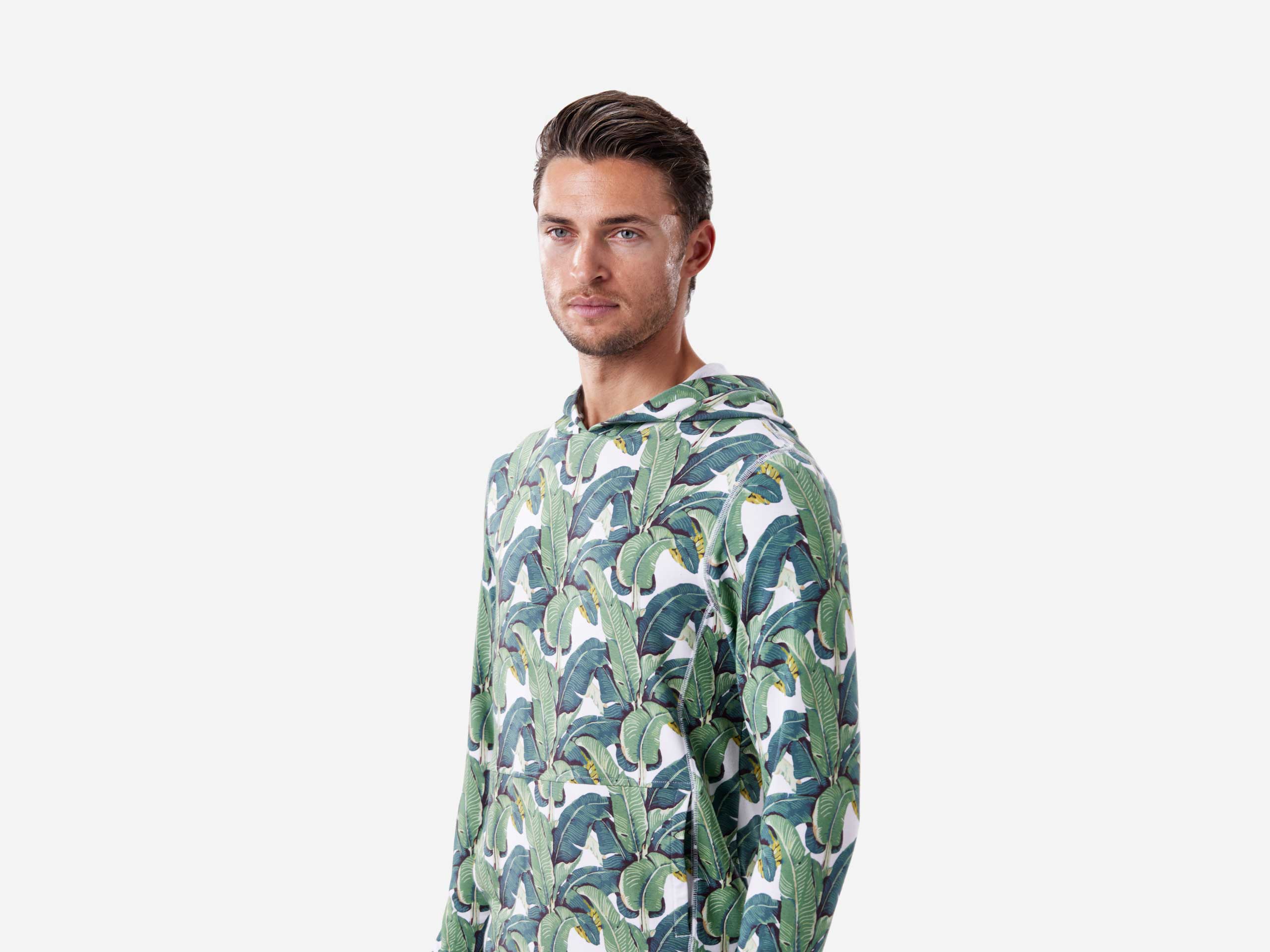 Cozy Lounge Hoodie with Palm Tree Design - Soft & Comfortable Pullover for Men & Women - Perfect for Relaxing at Home, Casual Outings & Travel