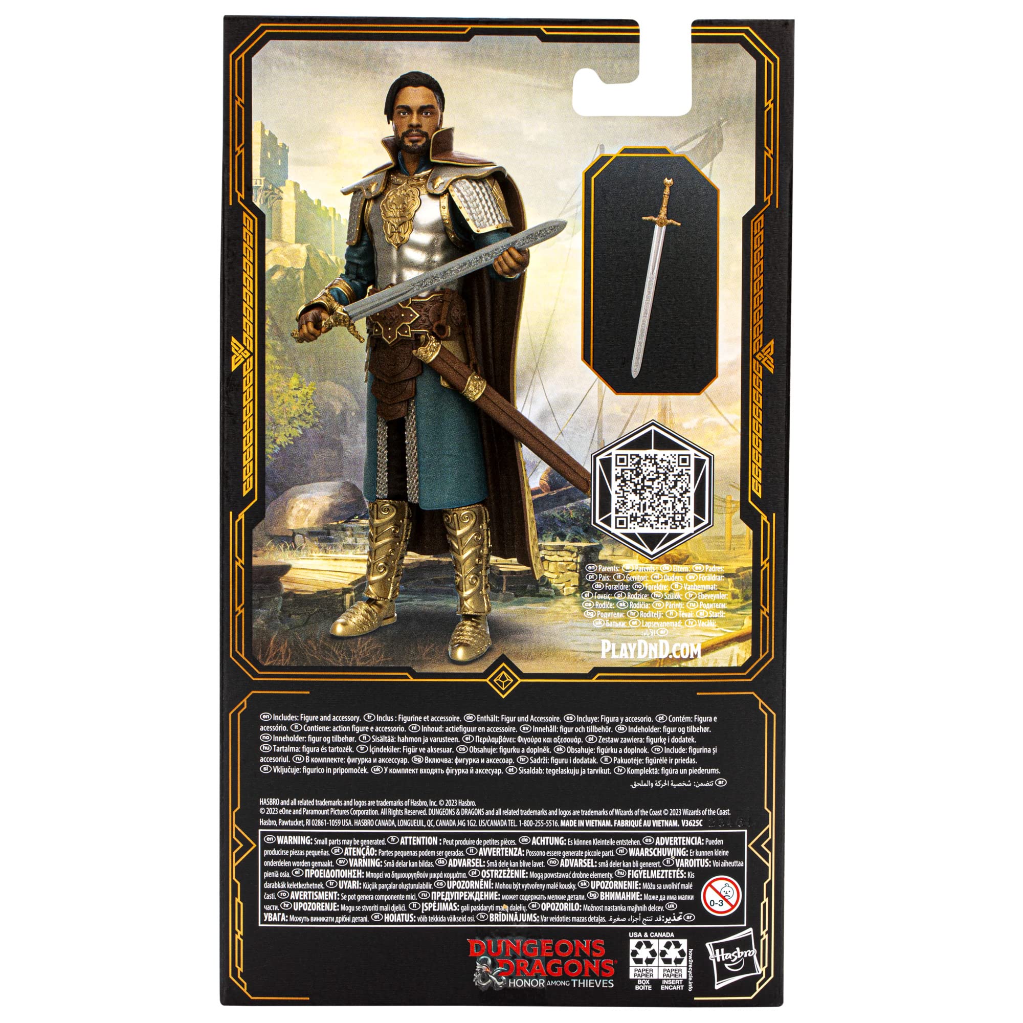 Dungeons & Dragons Golden Archive Xenk Action Figure - Collectible D&D Character Toy for Role-Playing Games, Display & Gift - Perfect for Tabletop RPG Enthusiasts & Fantasy Decor