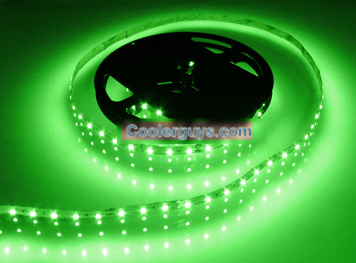 60 LED Double Density 78-inch (2M) Flexible Green Light Strip - 12V DC, Waterproof LED Tape for Home Decoration, Bedroom Lighting, and Outdoor Party Decor