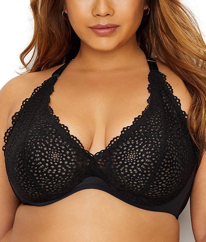 Crochet Lace Halter Bra - Women's Sexy Bralette Top for Summer, Beach & Festival Wear | Comfortable Cotton Underwear for Boho & Vintage Style Outfits