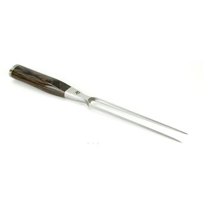Shun Premier 6.5 Inch Carving Fork - High Carbon Stainless Steel Meat Fork for Roast Beef, Turkey & Ham - Perfect for Holiday Dinners & BBQ Parties