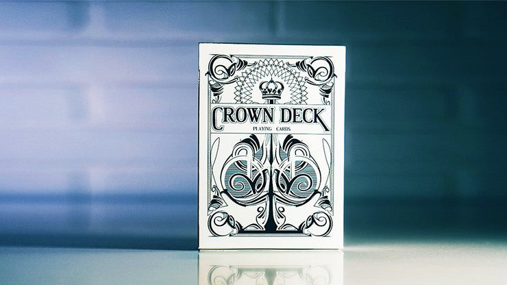 Premium Crown Deck Playing Cards - 52 Standard Poker Cards with Elegant Snow Design for Magic Tricks, Card Games & Collectibles - Perfect for Poker Nights, Gifts & Professional Performances