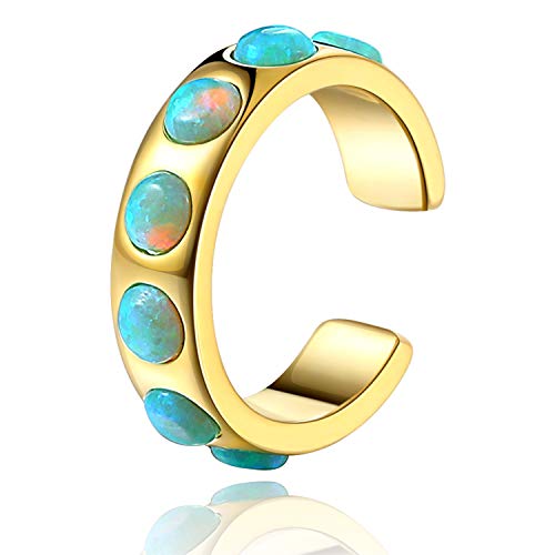 Opal Band Cuff - Gold