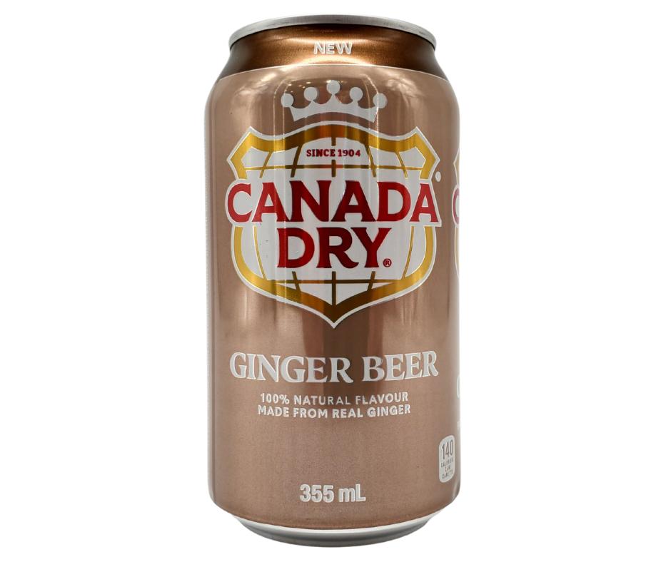 Canada Dry Ginger Beer Cans - 12 Pack, Premium Carbonated Ginger Ale Drink - Perfect for Cocktails, Mocktails & Refreshing Beverages at Parties & Gatherings