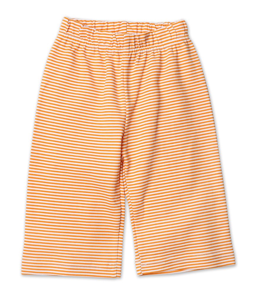 Zutano Candy Stripe Baby Pants - Soft Cotton Orange Striped Leggings for Infants & Toddlers | Perfect for Playtime, Daycare & Family Outings