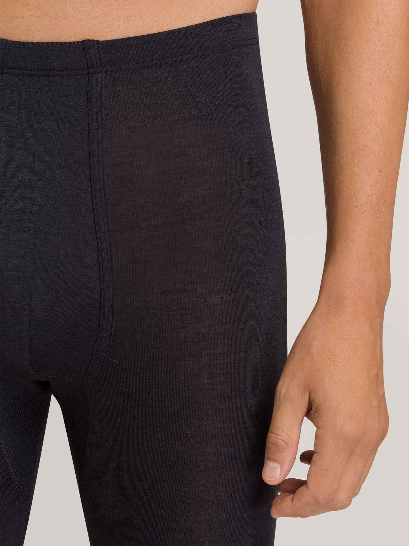 Hanro Men's Woolen Silk Long Underwear - Thermal Base Layer for Winter, Cold Weather & Outdoor Activities - Hiking, Skiing & Snowboarding