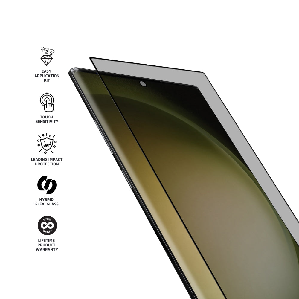 Impact Zero® Premium Screen Protector for Samsung Galaxy S24/S24+/S24 Ultra - Anti-Scratch, Bubble-Free, HD Clear Protection - Perfect for Work, Gaming & Daily Use