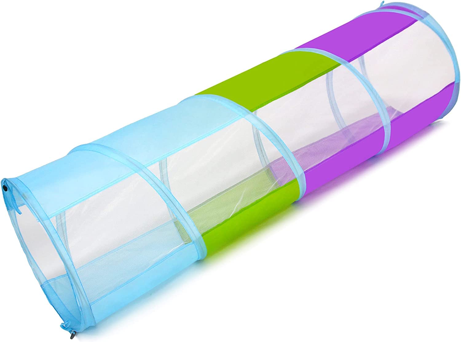 **5ft Kids Play Tunnel for Toddlers 1-3 Years - Indoor & Outdoor Pop-Up Crawl Tunnel Tent for Boys & Girls - Fun Game Toy for Birthday Parties, Playrooms & Backyard Adventures**