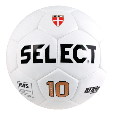 Select Sport Numero 10 All-White Soccer Ball - Official Size & Weight for Training, Matches, and Outdoor Games