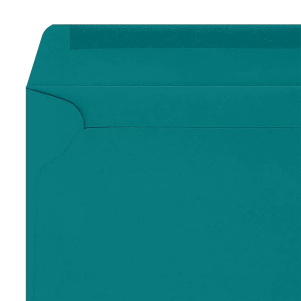 Premium LUXPaper 9 x 12 Booklet Envelopes - Teal Color, 80lb. Text Weight, Pack of 500 - Perfect for Wedding Invitations, Business Mailings & Stationery Packaging