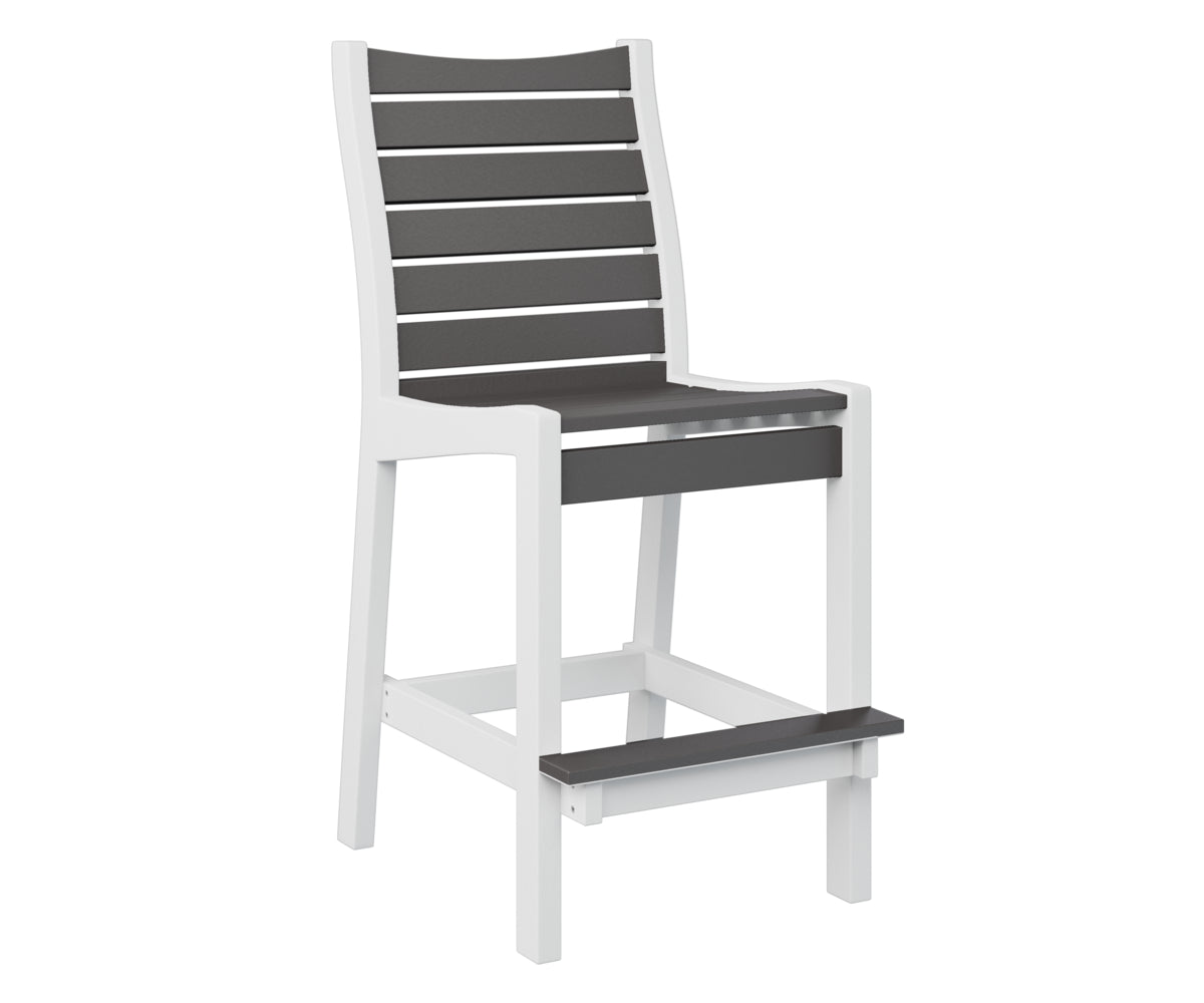 Berlin Gardens Bristol Bar Chair - Adjustable Height Outdoor Bar Stool for Patio, Deck, and Kitchen Counter - Perfect for Entertaining and Relaxing