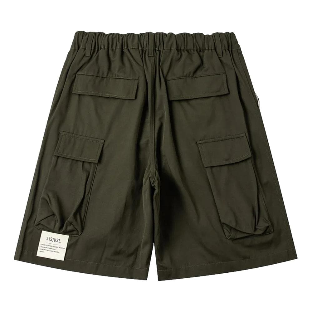 ASUSL Front Pocket Easy Shorts - Olive Green Casual Shorts for Men | Perfect for Outdoor Activities, Travel & Lounge Wear