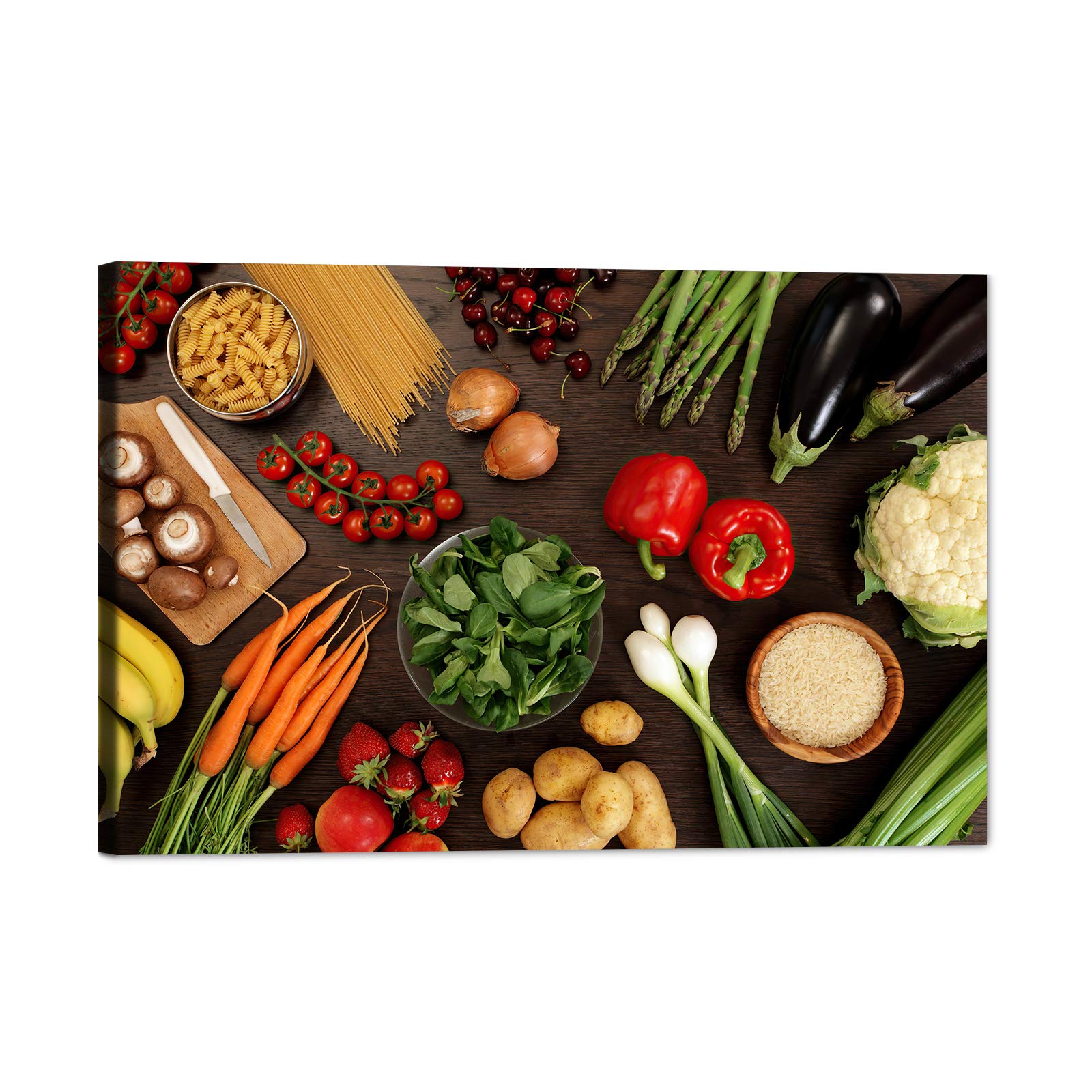 Vegetable Ingredients Canvas Wall Art - 12